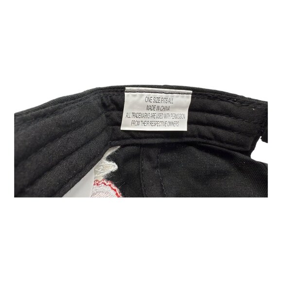 Coca-Cola Nascar Logo No 19 Embroidered Signature Baseball Cap Black Red - Picture 6 of 6